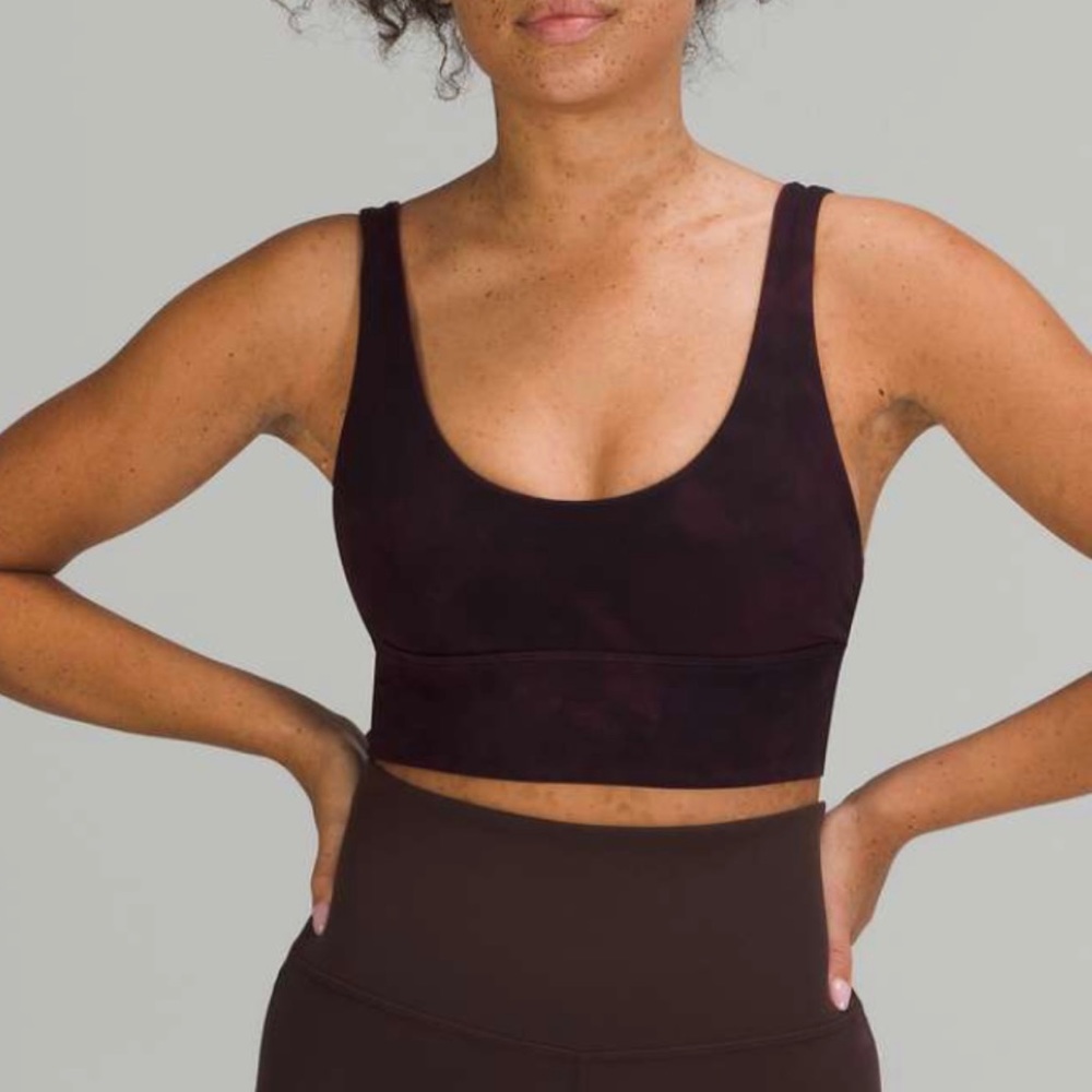 lululemon align bra | reversible | diamond dye black cassis / cassis
